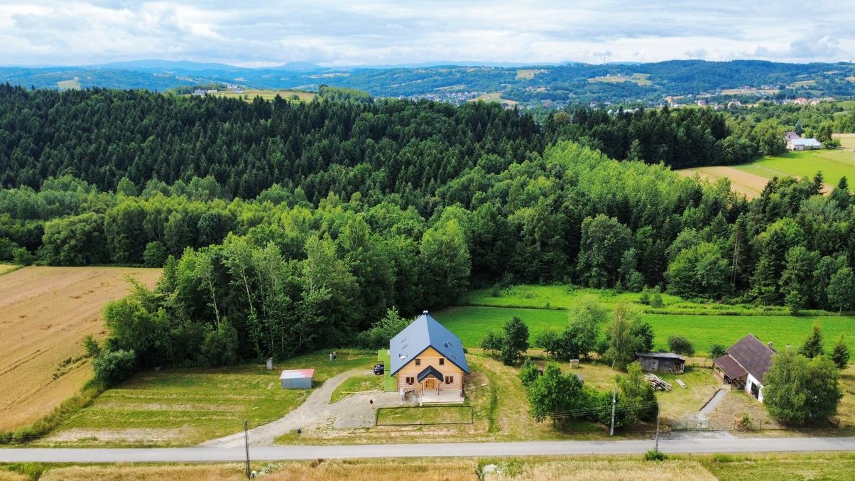 Dom z bala świerkowego | 187 m2 | Chojnik, gm. Gromnik