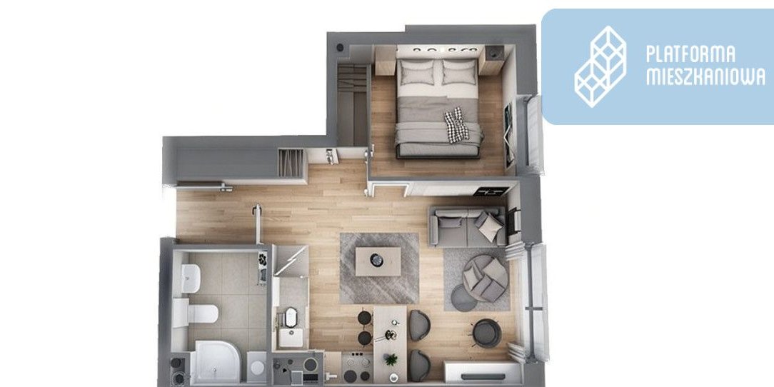 Kawalerka z ogródkiem-możliwe 2 pokoje