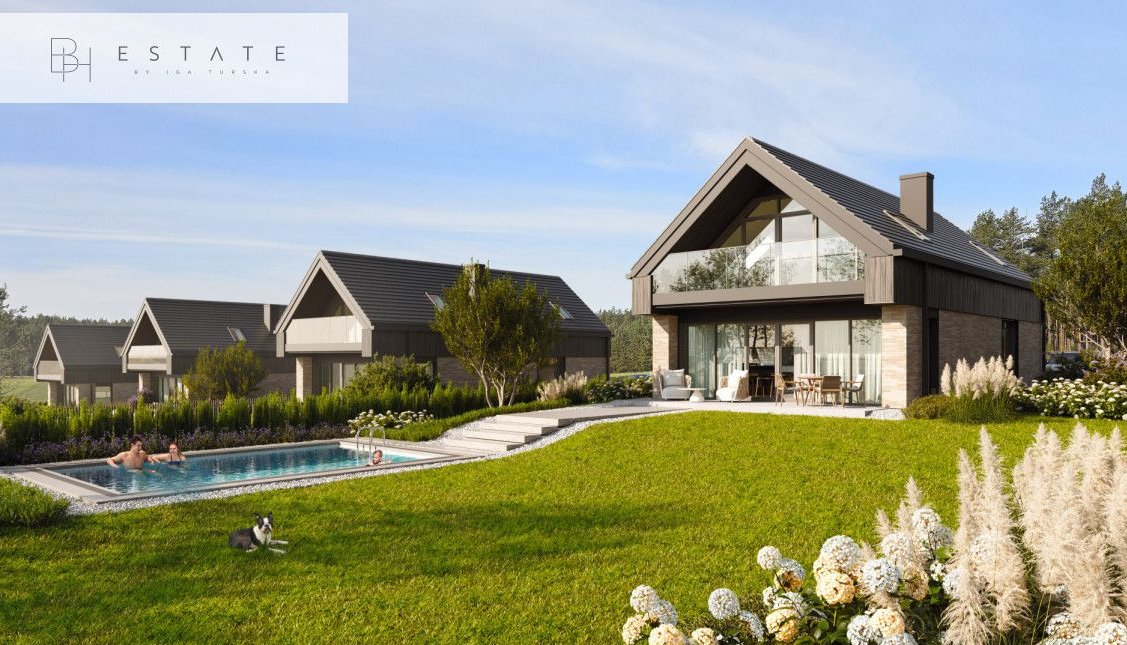 Kaszuby, domy na Kaszubach, domy nad jeziorem