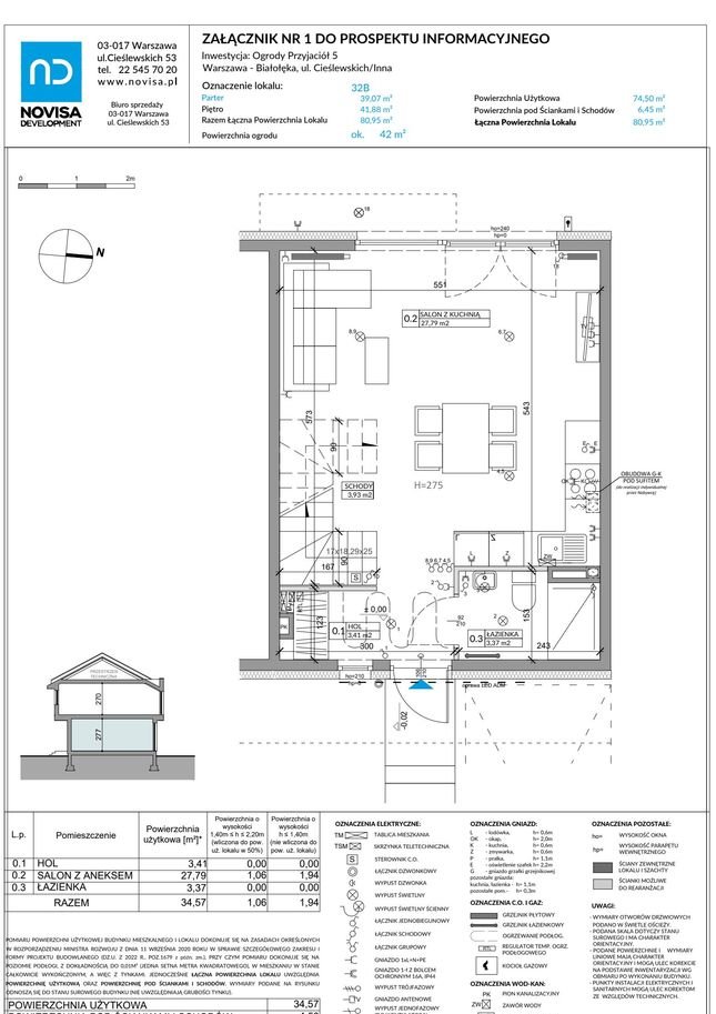 4-pokojowy dom 80m2 + ogródek Bezpośrednio