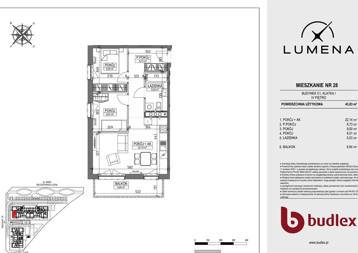 3-pokojowe mieszkanie 53m2 + balkon Bezpośrednio