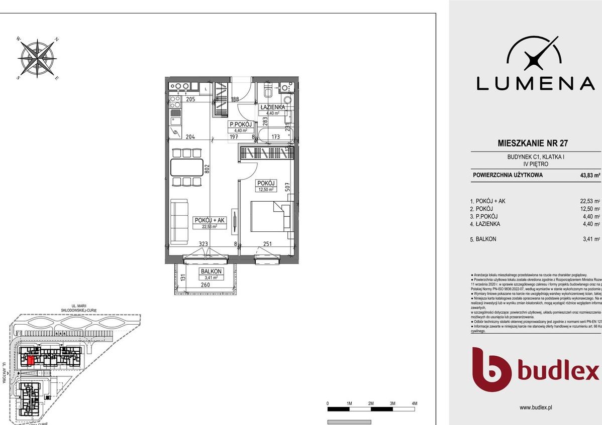 2-pokojowe mieszkanie 43m2 + balkon Bez Prowizji