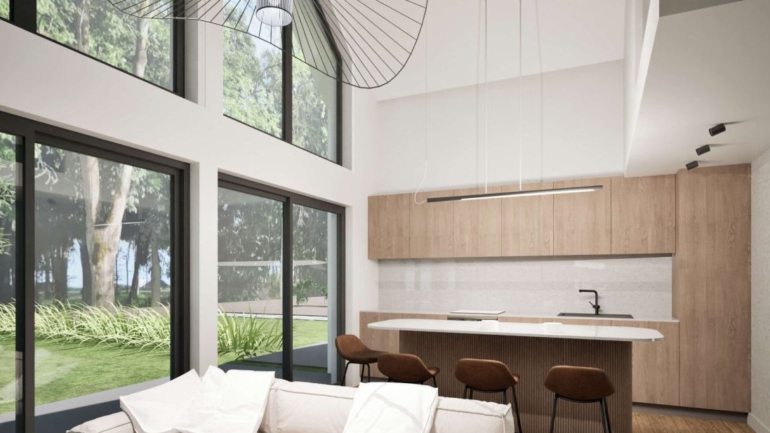 Domy całoroczne nad jeziorem Niesłysz, Przełazy