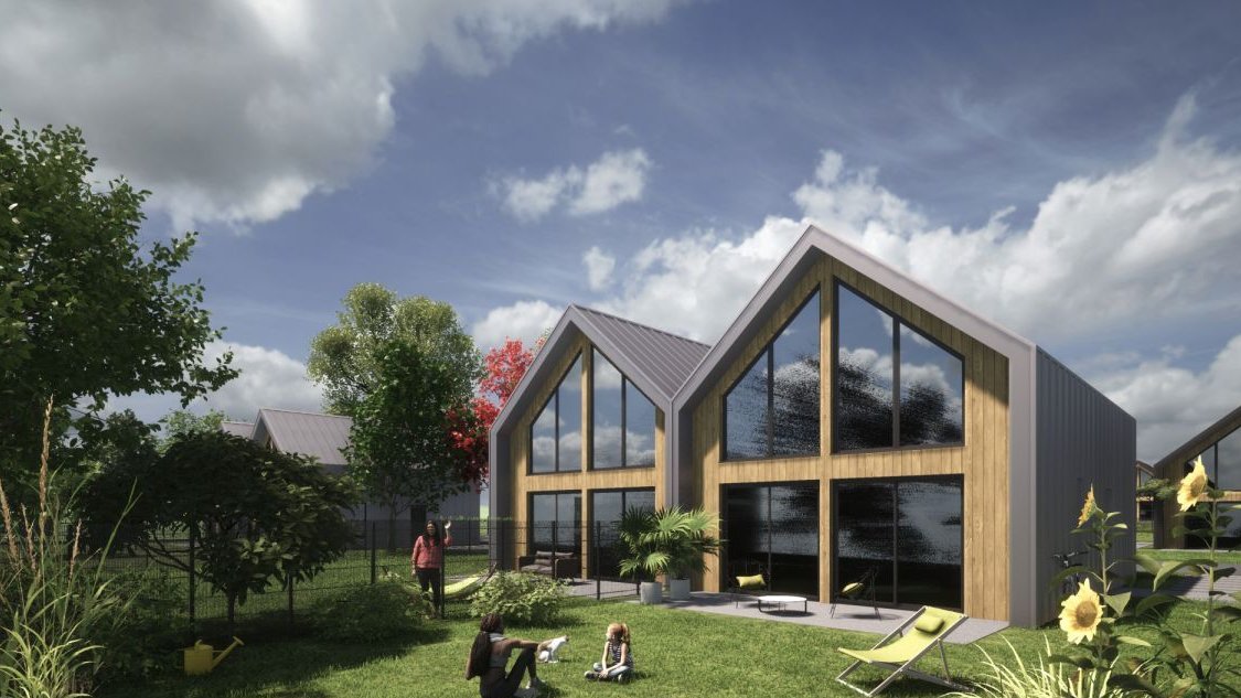 Domy całoroczne nad jeziorem Niesłysz, Przełazy