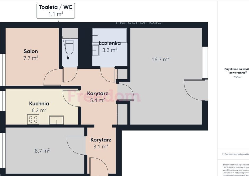 3-pokojowe mieszkanie do remontu os. Młodzianów