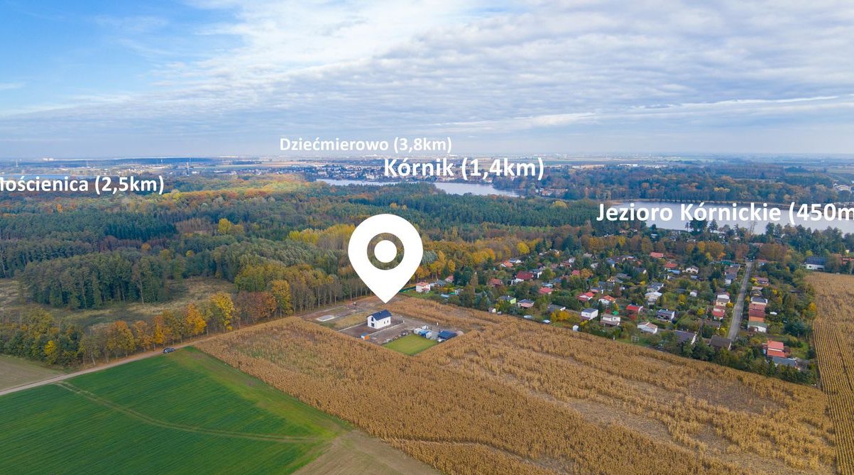 Dom przy lesie i jeziorze | Stan deweloperski | Okolice Kórnika