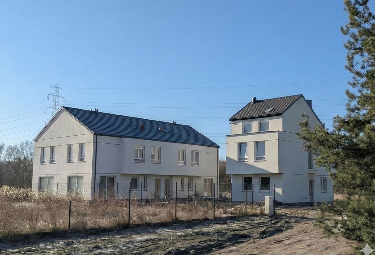 GOTOWY DOM 5 POKOI + STREFA HOBBY! OGRÓD 130m² – STYK REGAT