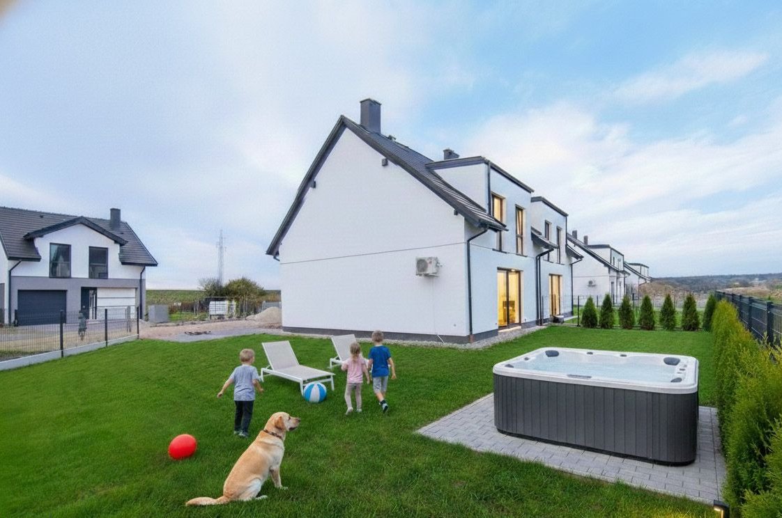 Nowe, gotowe domy w Mierzynie ul.Ozdobna47a, 109m2, 5pokoi !!