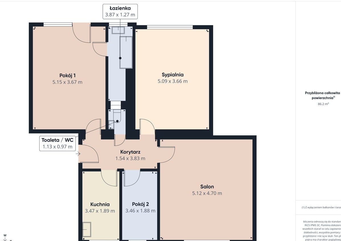 Bezkonkurencyjna oferta: 88 m² za 269 tys. zł | Ocieplony blok|Balkon