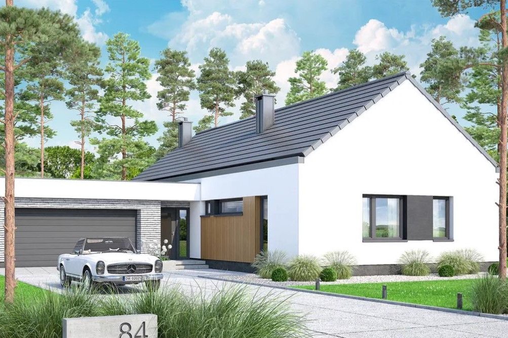 Dom 167 m² SSZ Rydzynki przy LESIE garaż 2 auta asfalt Zofiówka Tuszyn