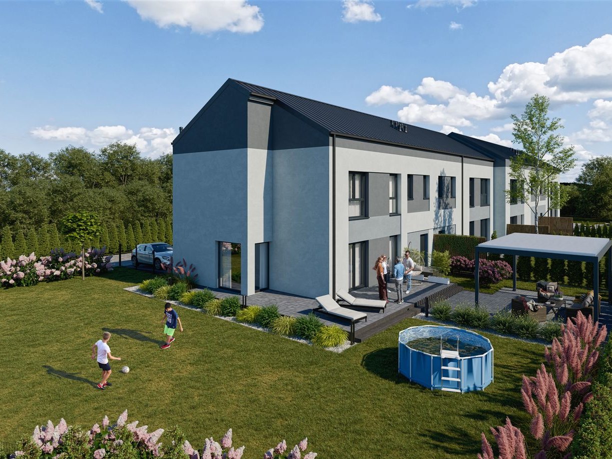 Komfortowy dom z bardzo dużym ogrodem