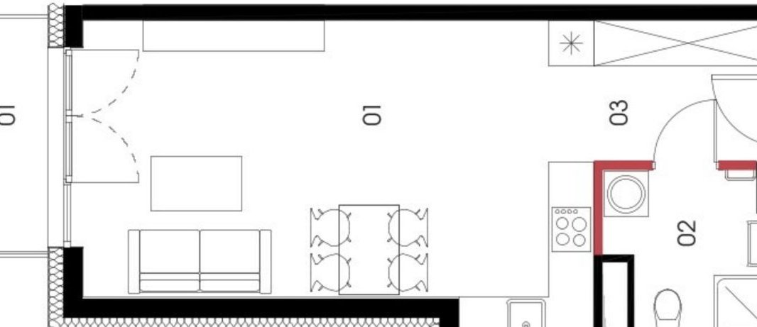 apartament z balkonem, tramwaj, zielona okolica