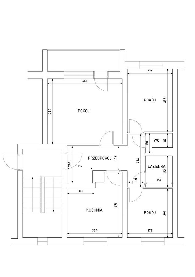Biskupiec, 3-pokojowe mieszkanie z balkonem sprzedam