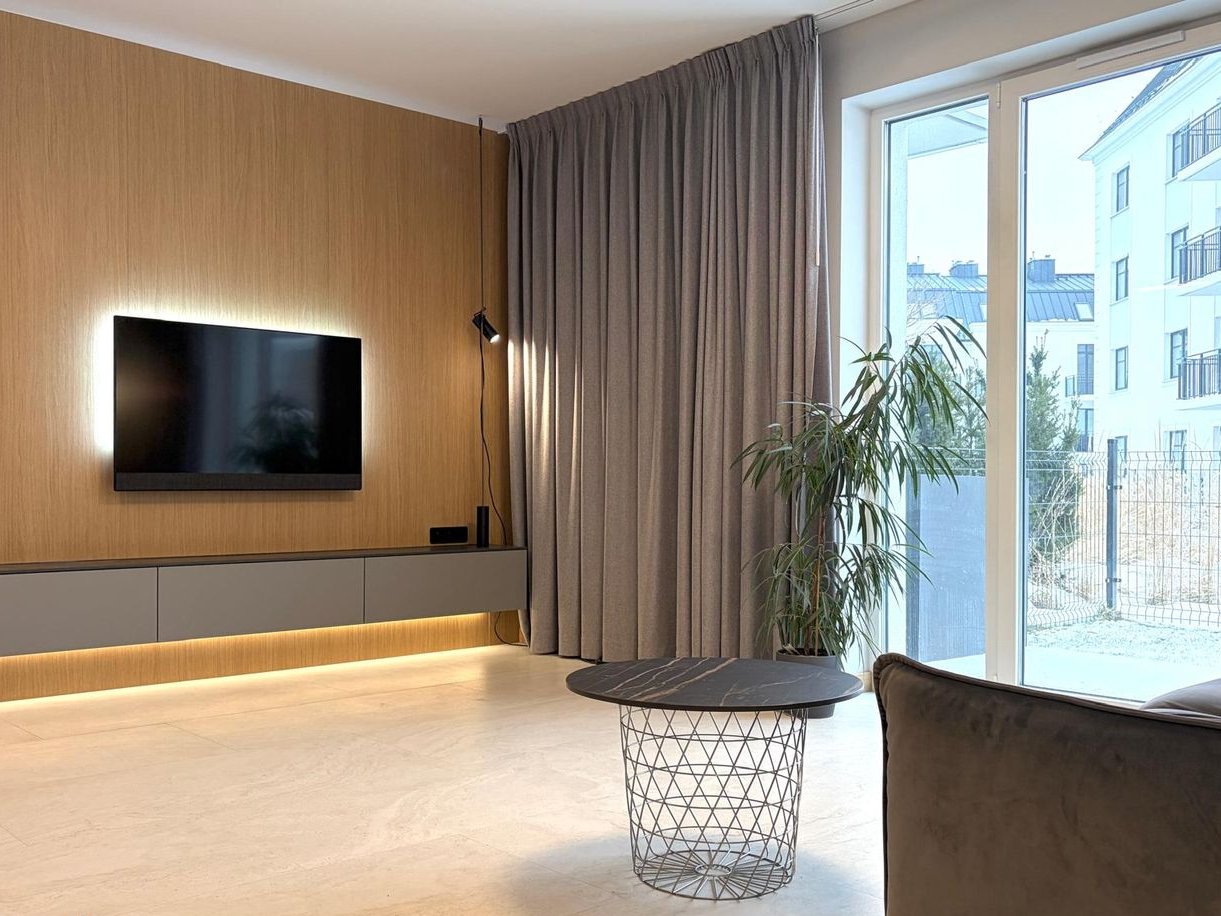 Wileńska Parka - komfortowe dwupokojowe mieszkanie z ogródkiem.