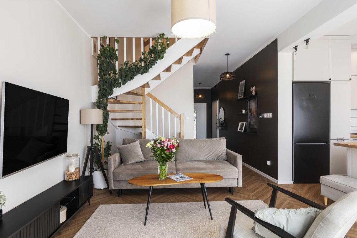 Atrakcyjny, wykończony bliźniak w gm. Kobierzyce