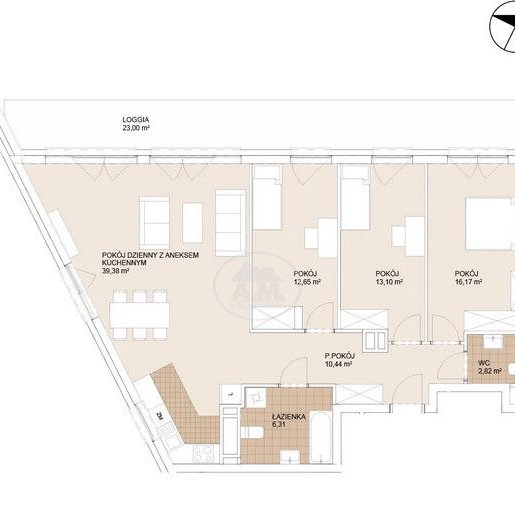 Taniej o 100 tysięcy Apartament z wielką Loggią