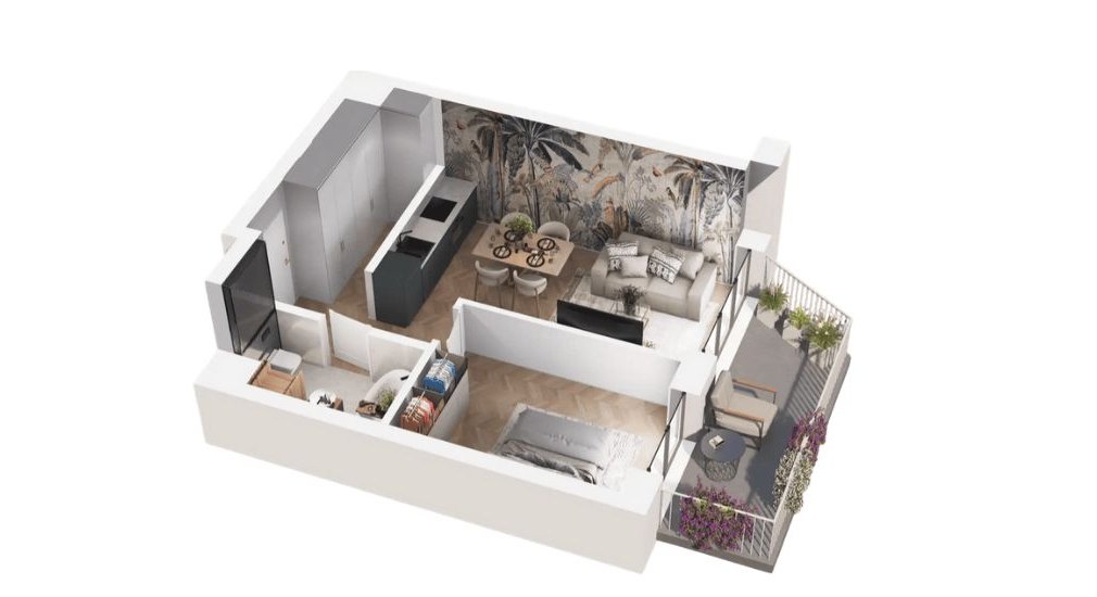 2 pokoje z balkonem od zachodu|Hala garażowa|Bezpośrednio