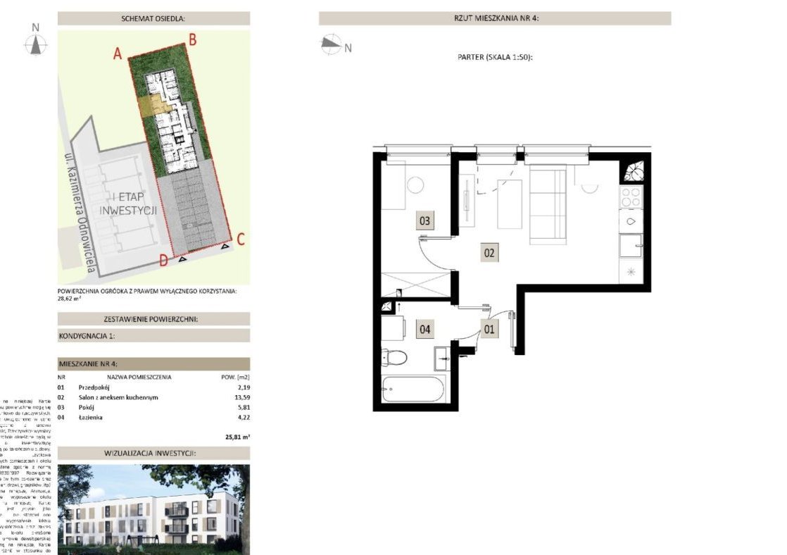 Nowość na os. Wilkowyja | 2 Pokoje + Ogród
