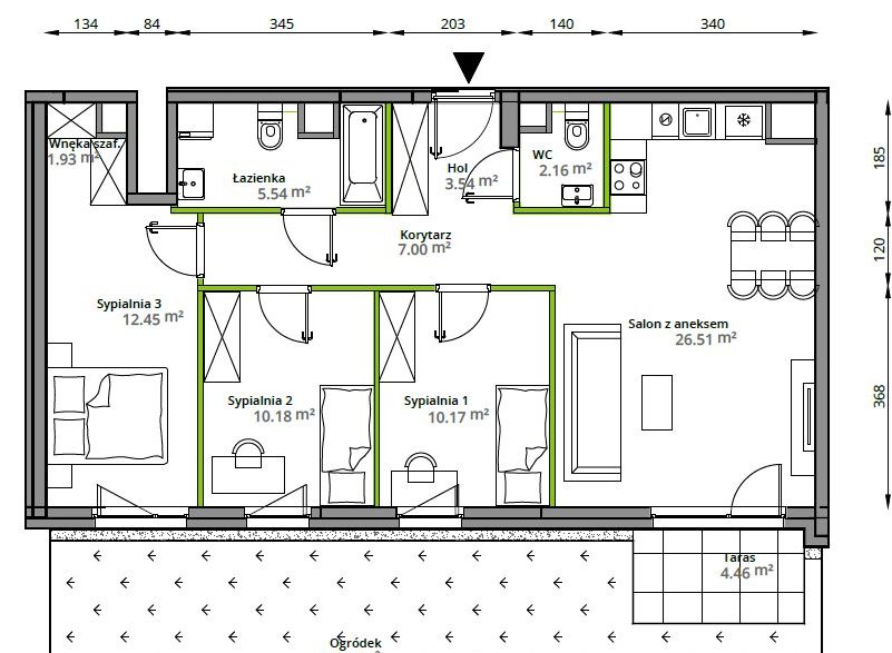 MEGA!!! * 4 pokoje * DUŻY OGRÓD 45 m² ! * DOBRA LOKALIZACJA * 0% PROW!