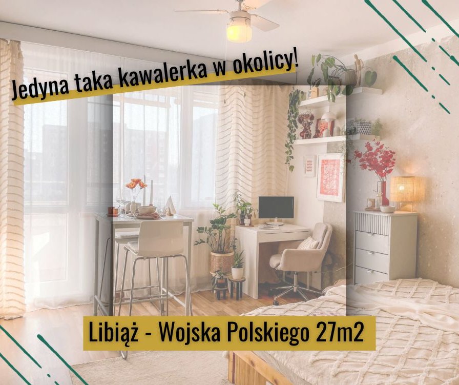 SUPER KAWALERKA 27,83 m2 Flagówka Libiąż