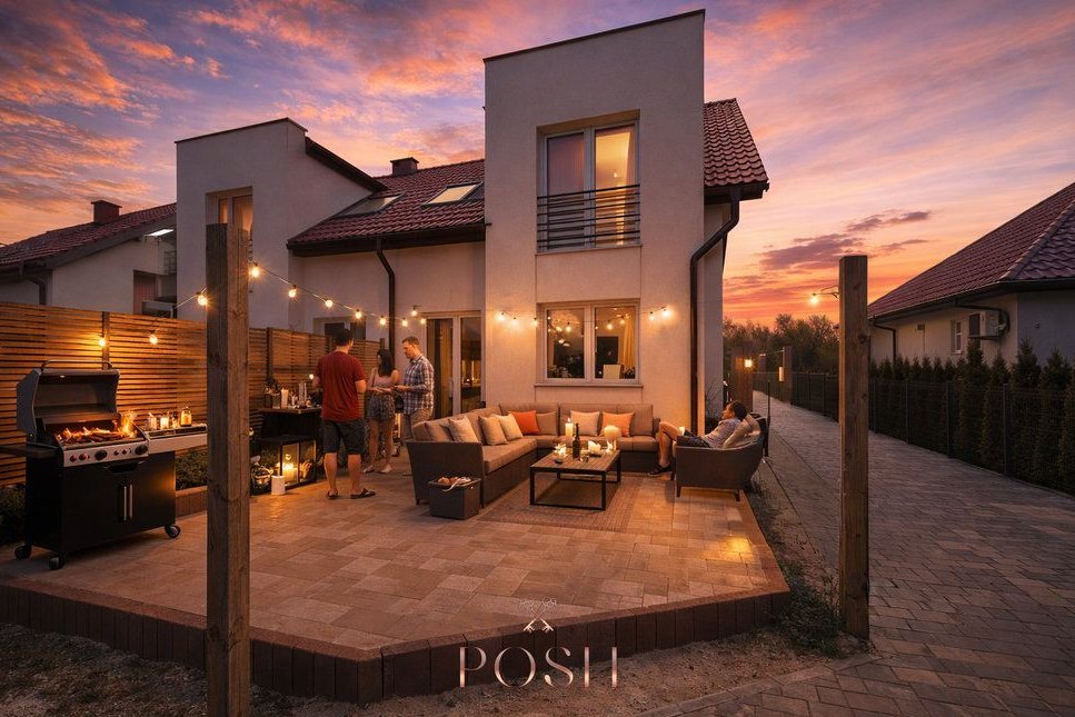 Bliźniak w Sokołowicach | Pompa ciepła | Taras!