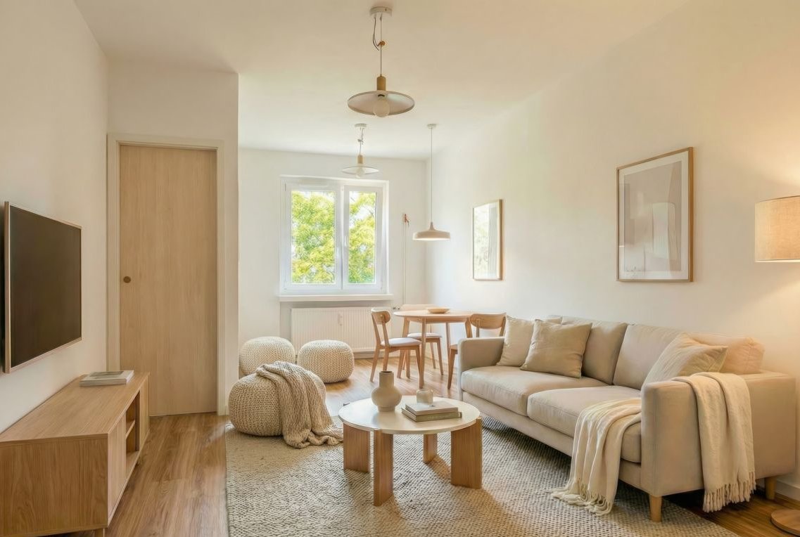 Jasne i świeże 2 pokoje w sercu Chorzowa