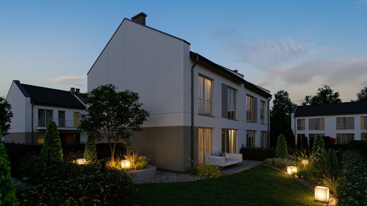 Parter 45,39 m², 3 pokoje, taras ogródek 135 m², parking, bezczynszowe