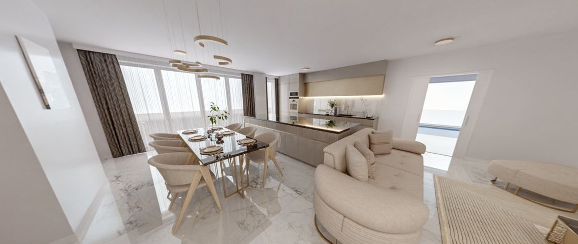 Apartament z prywatnym basenem | VIII p. z widokiem na Pogorię III