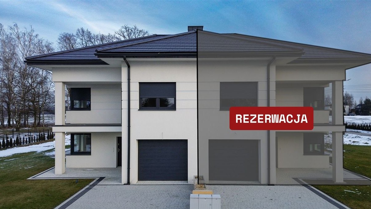 Nowy dom w zabudowie bliźniaczej 213 m²