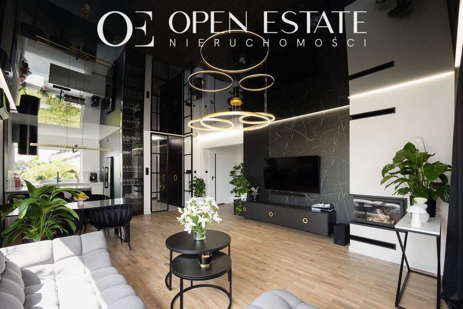 Nowoczesny dom parterowy/2 garaż/ogródek z tarasem