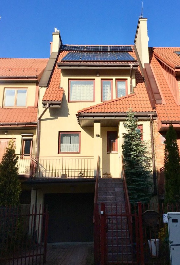 Dom w zacisznej, bezpiecznej i zielonej okolicy z dobrą komunikacją.