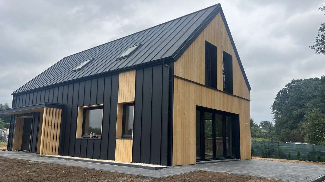 Nowoczesny dom cegielnik/rozgarty