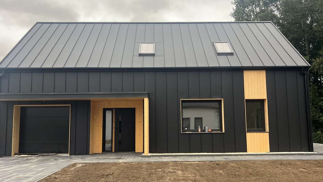 Nowoczesny dom cegielnik/rozgarty