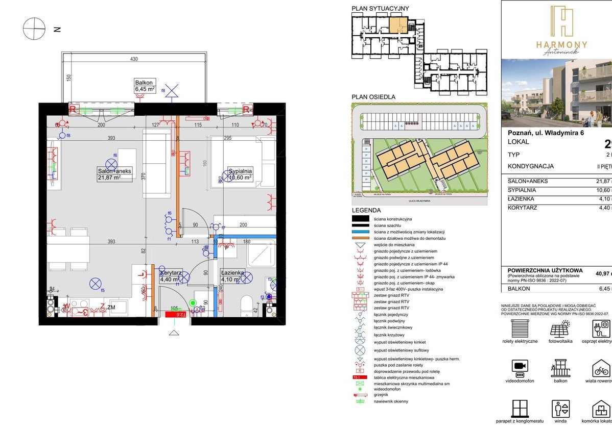 2-pokojowe mieszkanie 40m2 + balkon Bezpośrednio
