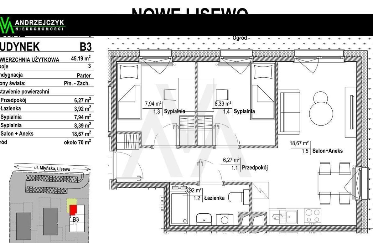 Nowe Lisewo - mieszkania z 2025 roku