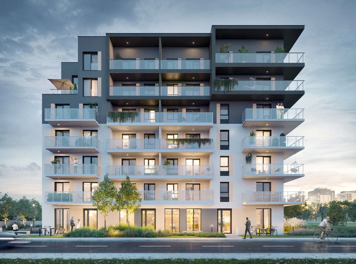 2-pokojowe mieszkanie 42m2 + balkon Bezpośrednio