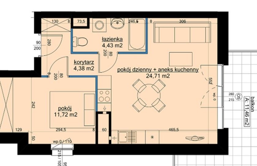 Gotowe już teraz 2 pokoje Winogrady balkon 11 m² sprzedaje Deweloper!