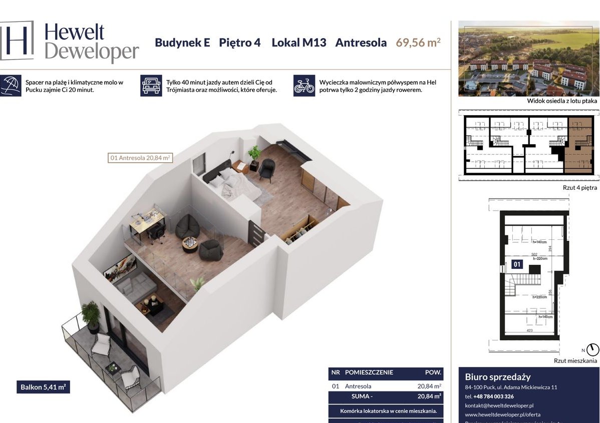 Gotowy na już! Penthouse dwa poziomy - Wiktoria Park III od OL-TRANS