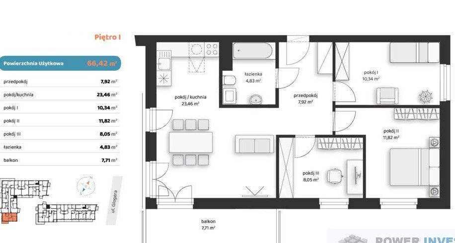 Jasne, słoneczne 4-pokojowe,