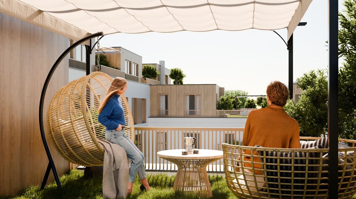 Komfortowe 2-pokojowe mieszkanie o pow. 40,56m², z ogrodem