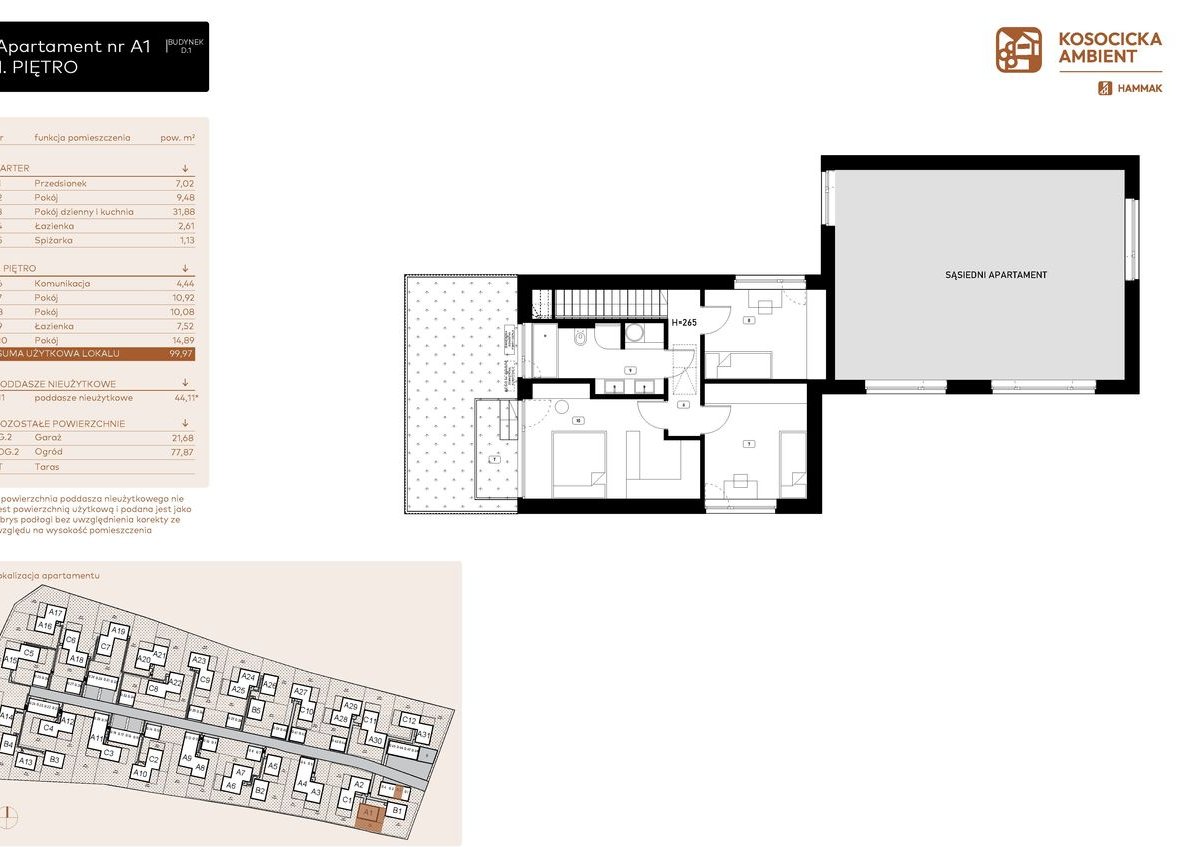 5-pokojowe mieszkanie 99m2 + ogródek Bez Prowizji