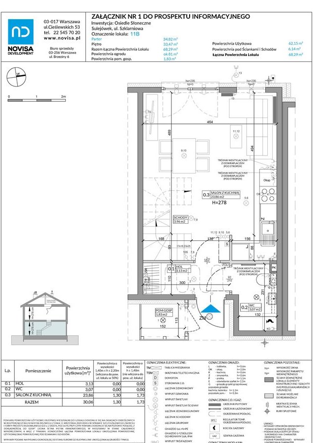 3-pokojowy dom 68m2 + ogródek Bez Prowizji