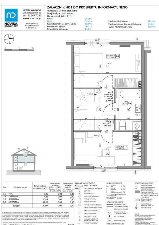 3-pokojowy dom 68m2 + ogródek Bez Prowizji