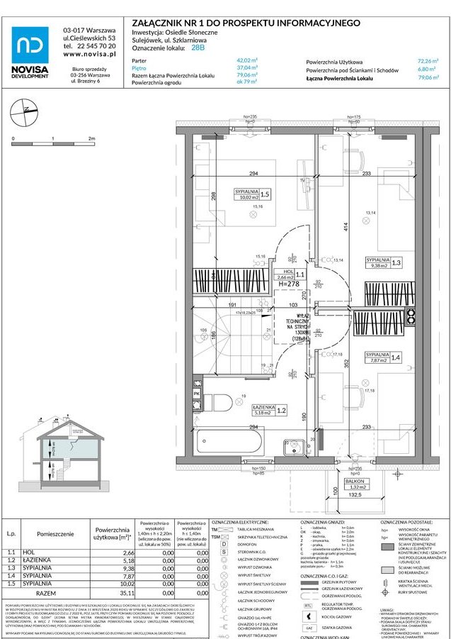 4-pokojowy dom 77m2 + ogródek Bez Prowizji