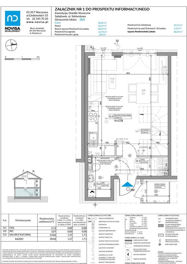 3-pokojowy dom 68m2 + ogródek Bez Prowizji