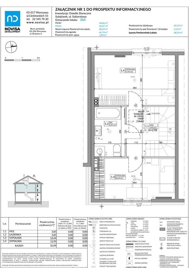 3-pokojowy dom 68m2 + ogródek Bez Prowizji