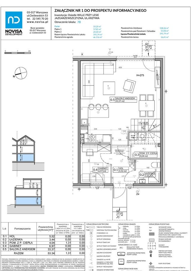 6-pokojowy dom 149m2 + ogródek Bezpośrednio