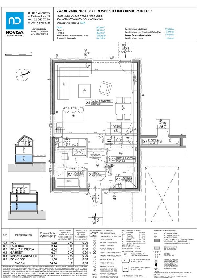6-pokojowy dom 140m2 + ogródek Bez Prowizji