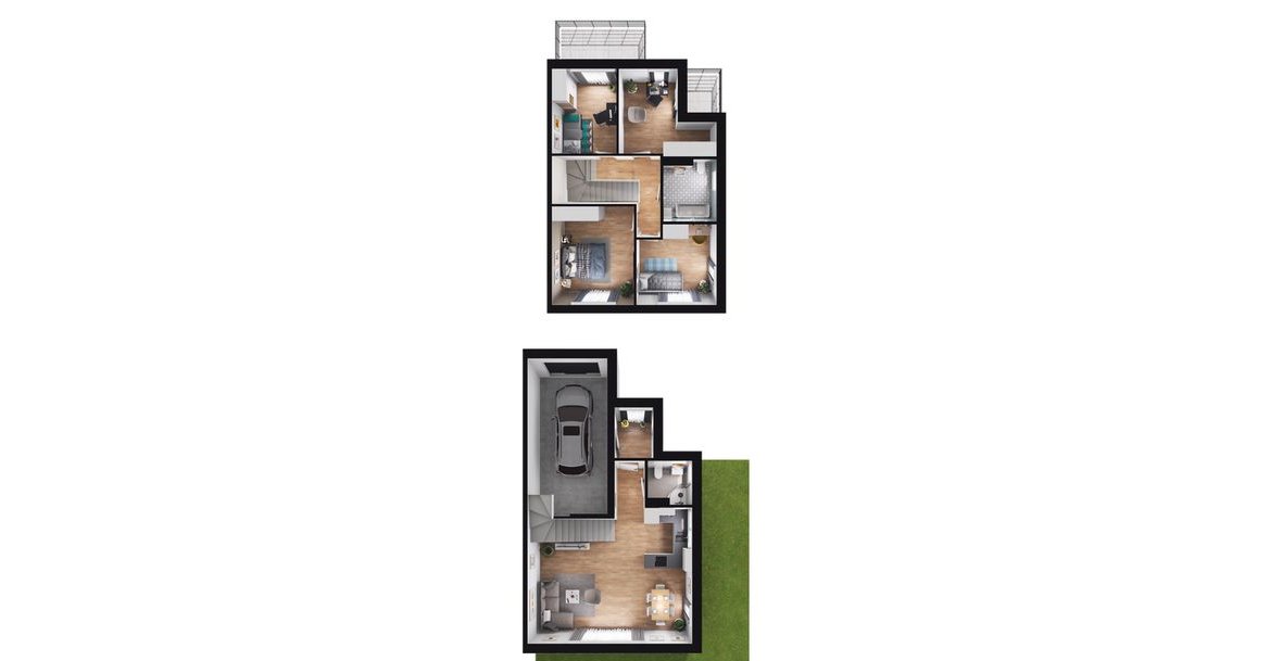 5-pokojowy dom 116m2 + ogródek Bez Pośredników