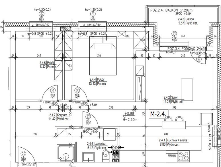 Nowe mieszkanie 3-pokojowe z balkonem SZAMOCIN